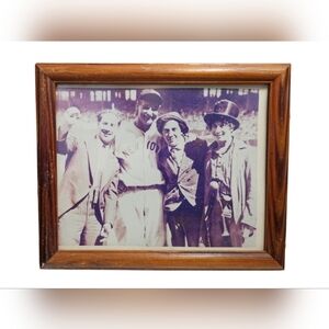 1936 Lou Gehrig & Marx Brothers Vtg 8x10 Photo New York Yankees Baseball Comedy